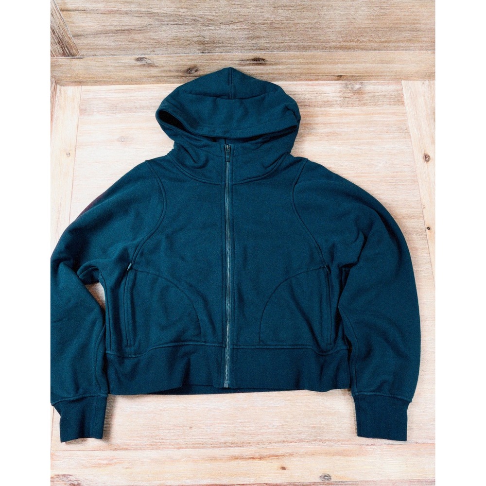Lululemon Scuba Oversized Full Zip Hoodie Black Size 8